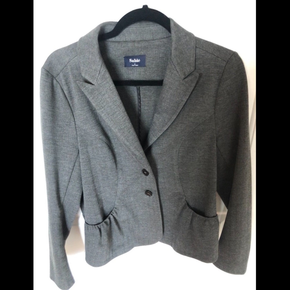 Sabié Ruched Pocket Blazer